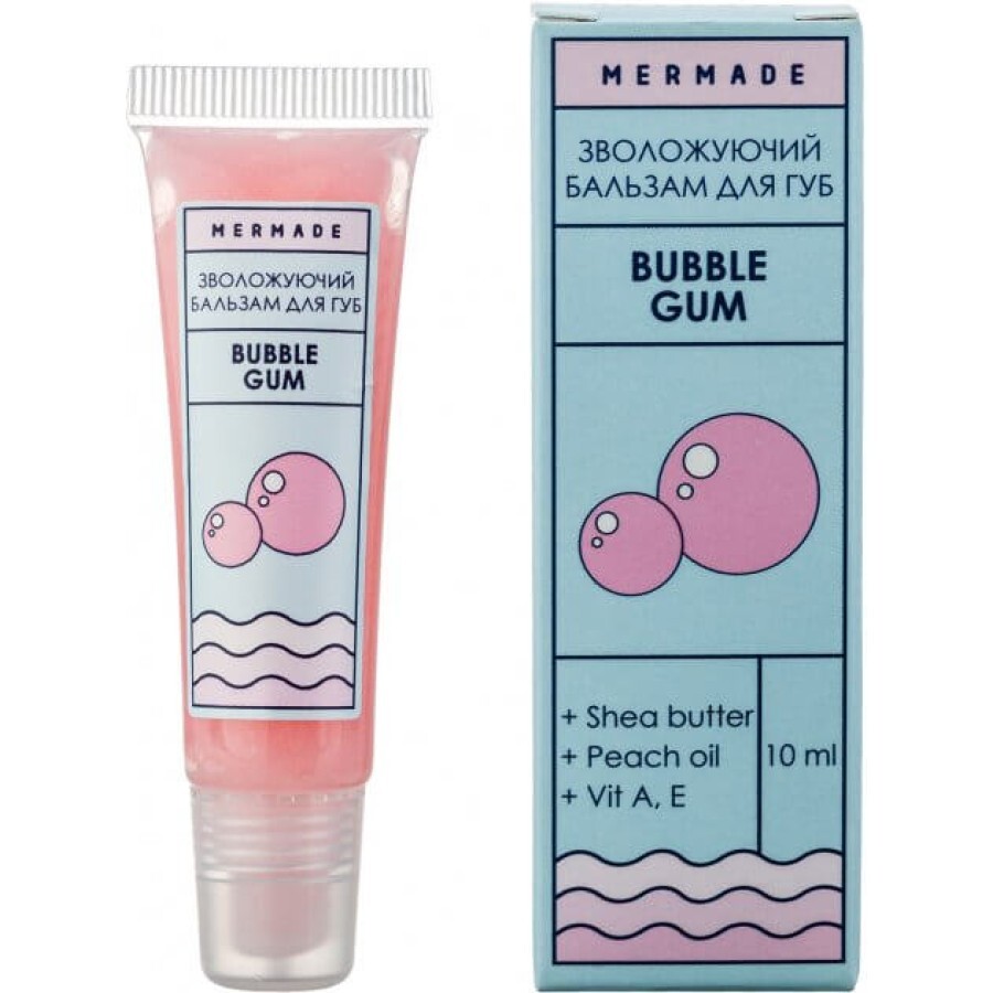 Бальзам для губ Mermade Bubble Gum Зволожувальний 10 мл: ціни та характеристики