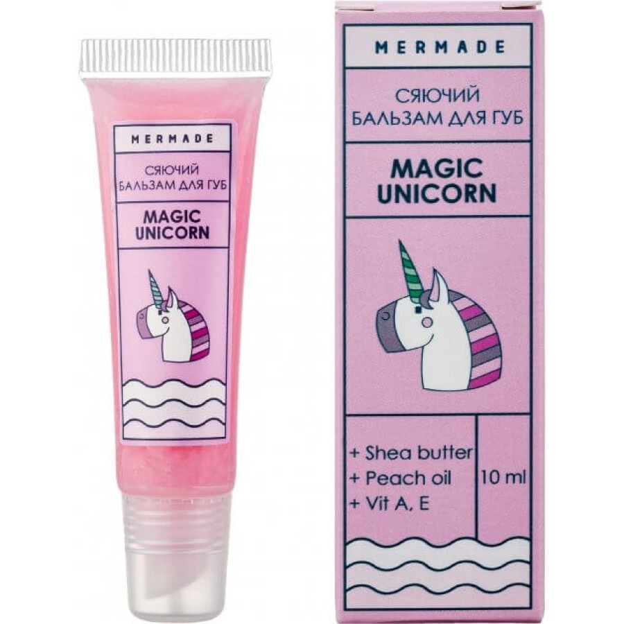 Бальзам для губ Mermade Magic Unicorn Сяючий 10 мл: ціни та характеристики