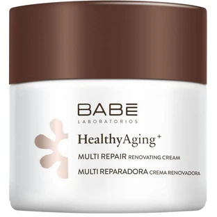 Нічний мультивідновлювальний крем BABE Laboratorios Healthy Aging з антивіковим комплексом 50 мл