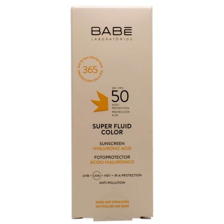 Флюїд супер BB для обличчя BABE LABORATORIOS сонцезахисний тонуючий для всіх типів шкіри з SPF 50 50 мл
