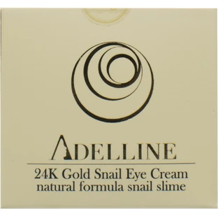 Крем для кожи вокруг глаз ADELLINE 24K Gold Snail Eye Cream с муцином улитки и золотом 50 мл