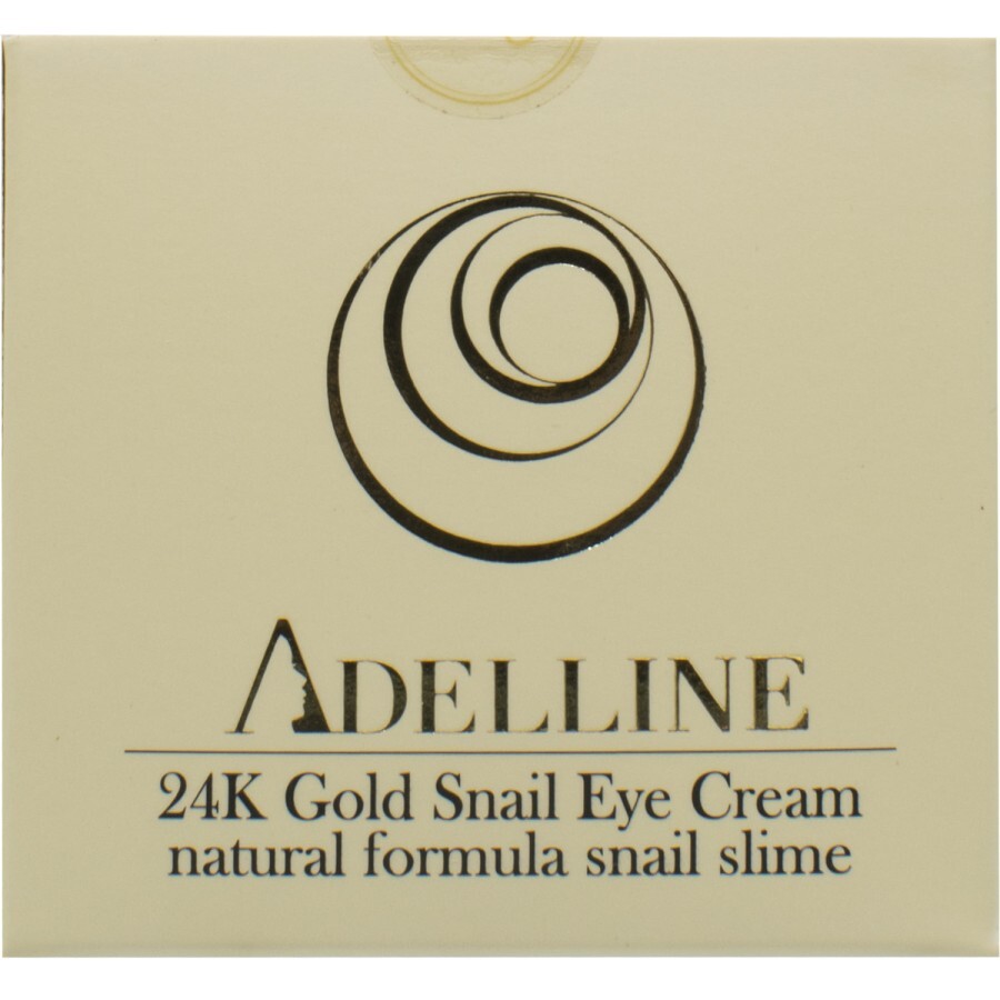 Крем для шкіри навколо очей ADELLINE 24K Gold Snail Eye Cream з муцином равлики та золотом 50 мл: ціни та характеристики