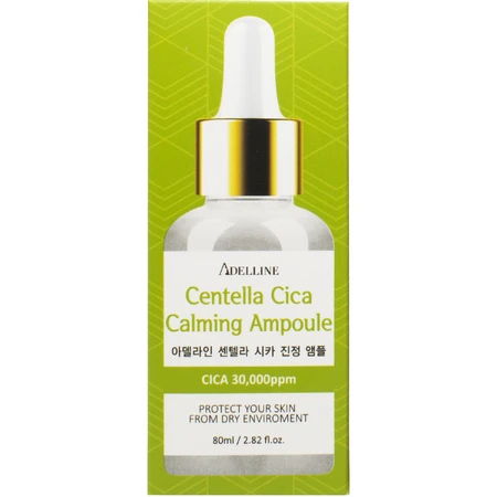 Сироватка для обличчя ADELLINE Cica Calming Ampoule з центеллою поживна і заспокійлива 80 мл: ціни та характеристики