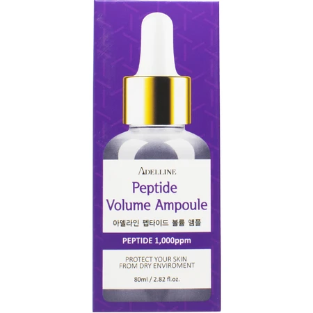 Сироватка для обличчя ADELLINE Peptide Volume Ampoule з пептидами 80 мл: ціни та характеристики