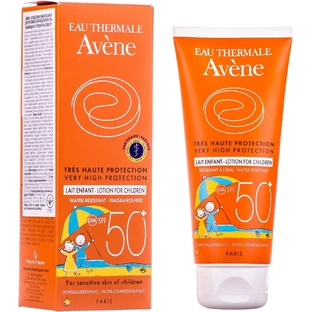 Лосьйон сонцезахисний AVENE найвищого ступеня УФ захисту SPF50+ для чутливої шкіри дітей 100 мл