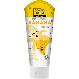 Маска для лица Beauty Derm косметическая Банан питания 75 мл