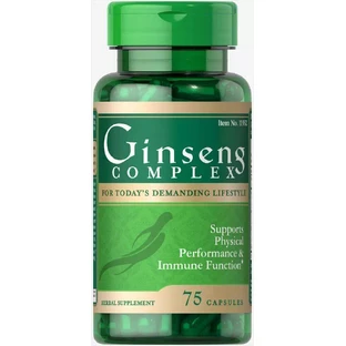 Женьшень Ginseng Complex, Puritan's Pride, 75 капсул