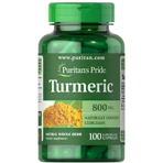 Куркума, Turmeric, Puritan's Pride, 800 мг, 100 капсул: ціни та характеристики