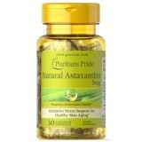 Астаксантин, Natural Astaxanthin, Puritan's Pride, 5 мг, 30 капсул