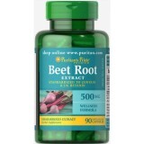 Свекла, экстракт корня, Beet Root Extract, Puritan's Pride, 500 мг, 90 капсул