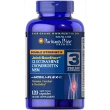 Глюкозамин, хондроитин и МСМ, двойная сила, Glucosamine, Chondroitin MSM, Puritan's Pride, 120 капсул