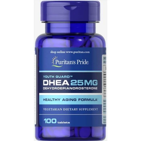 ДГЭА (дегидроэпиандростерон), DHEA, Puritan's Pride, 25 мг, 100 таблеток: цены и характеристики