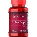 Яблучний оцет, Apple Cider Vinegar, Puritan's Pride, 600 мг, 200 таблеток: ціни та характеристики
