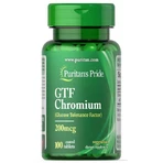 Хром, GTF Chromium, Puritan's Pride, 200 мкг, 100 таблеток: цены и характеристики