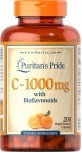 Витамин С с биофлавоноидами, Vitamin C with Bioflavonoids, Puritan&#39;s Pride, 1000 мг, 200 капсул