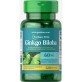 Гинкго билоба, Ginkgo Biloba, Puritan&#39;s Pride, стандартизированный экстракт, 60 мг, 120 гелевых капсул