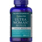 Мультивитамины для женщин 50+, Ultra Woman™ 50 Plus Multi-Vitamin, Puritan's Pride, 120 каплет: цены и характеристики