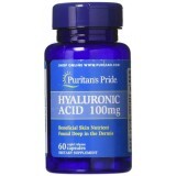 Гіалуронова кислота, Hyaluronic Acid, Puritan's Pride, 100 мг, 60 капсул