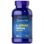 L-лизин, L-Lysine, Puritan's Pride, 1000 мг, 250 капсул: цены и характеристики