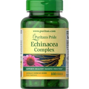 Эхинацея комплекс, Echinacea Complex, Puritan's Pride, 100 капсул