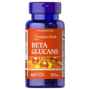 Бета-глюканы, Beta Glucans, Puritan's Pride, 200 мг, 60 капсул