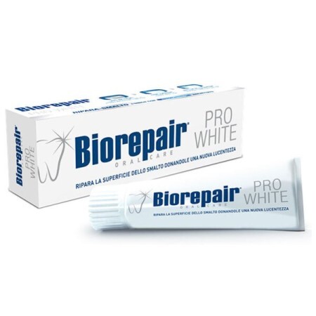 Зубна паста Biorepair Pro White відбілююча, 75 мл
