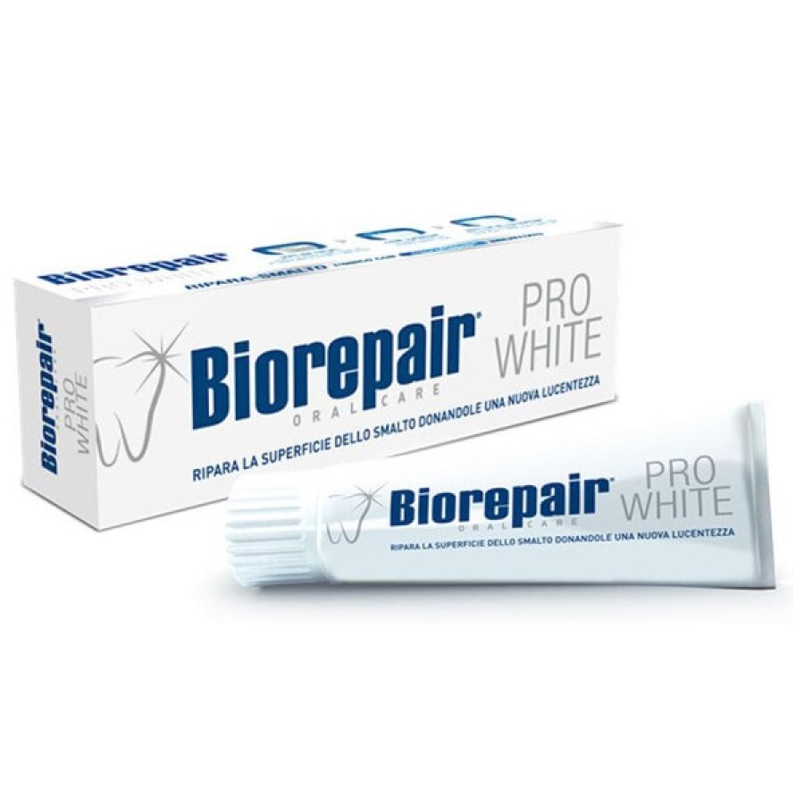 Зубна паста Biorepair Pro White відбілююча, 75 мл: ціни та характеристики