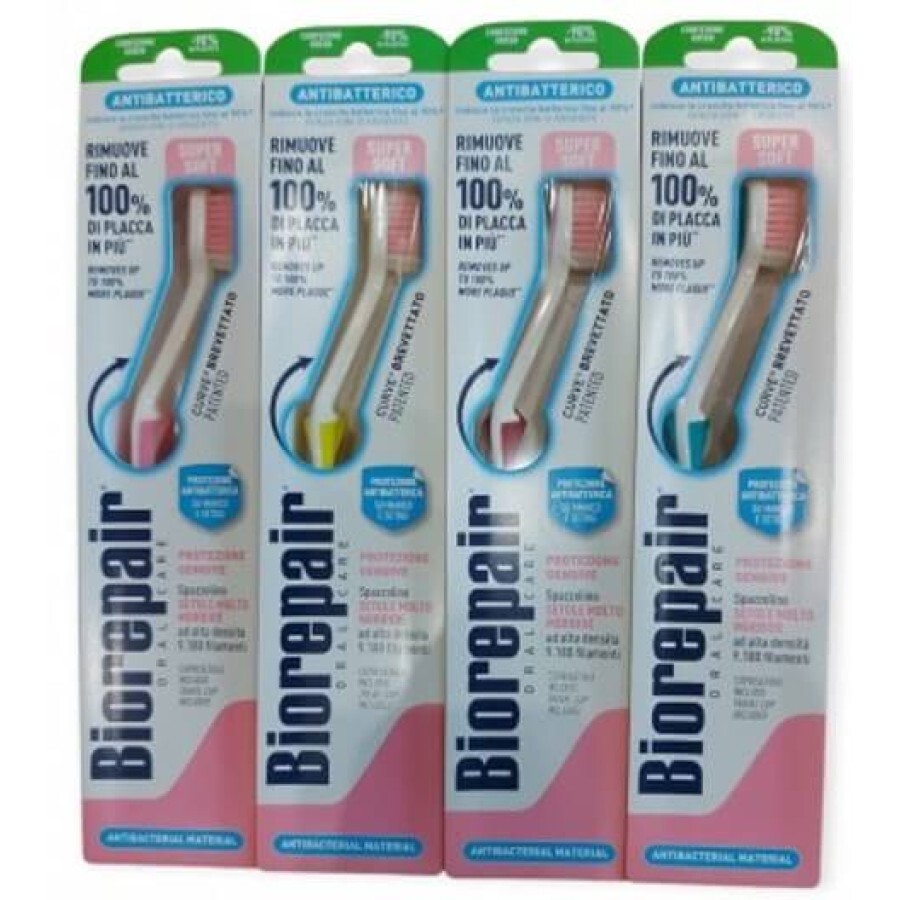 Зубная щетка Biorepair, Доскональная чистка, Super soft для защиты десен: цены и характеристики