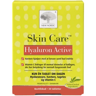 Гіалуронова кислота New Nordic Skin Care Hyaluron Active таблетки, №30 