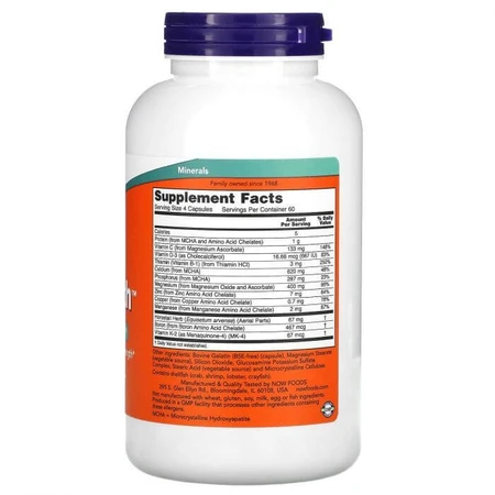 Міцні кістки, Bone Strength, Now Foods, 240 капсул: ціни та характеристики
