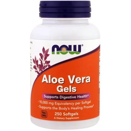 Алое вера, Aloe Vera Gels, Now Foods, 250 капсул: ціни та характеристики