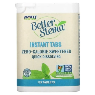 Стевія, Better Stevia, Now Foods, таблетки швидкого приготування, 175 таблеток