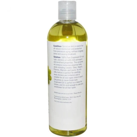 Масло виноградных косточек (Grapeseed Oil), Now Foods, Solutions, 118 мл: цены и характеристики