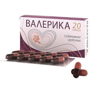 Валерика капс. 350 мг блістер, в пачці №20