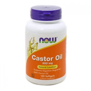 Кетамин, Castor Oil, Now Foods, 650 мг, 120 капсул