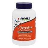 Тирозин, L-Tyrosine, Now Foods, порошок, 113 грам