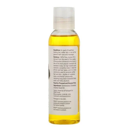 Масло жожоба, Pure Jojoba Oil, Now Foods, Solutions, 30 мл: цены и характеристики