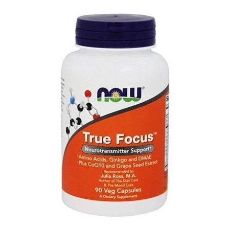 Тру Фокус, True Focus, Now Foods, 90 вегетаріанських капсул.