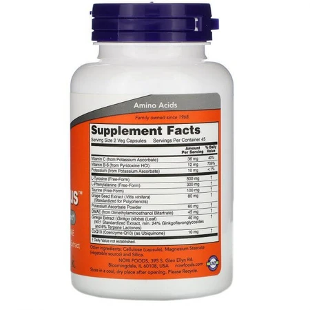 Тру Фокус, True Focus, Now Foods, 90 вегетарианских капсул.: цены и характеристики