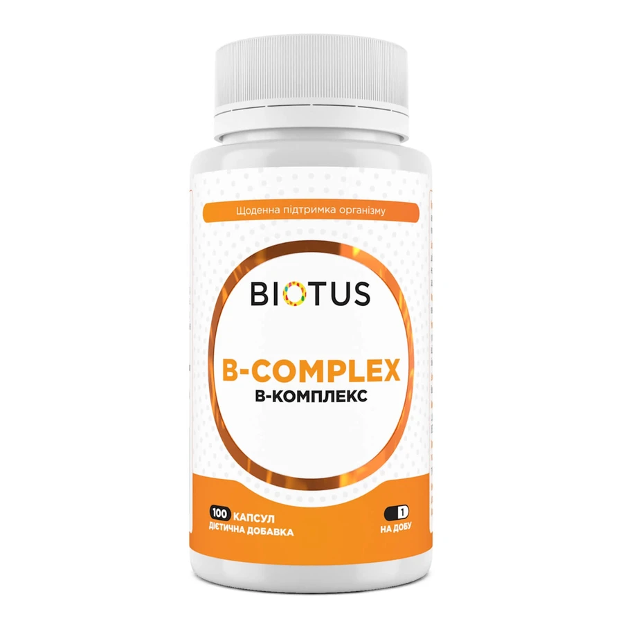B-комплекс, B-complex, Biotus, 100 капсул: цены и характеристики