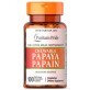 Пищеварительные ферменты папаин, Papaya Papain, Puritan&#39;s Pride, 100 жевательных таблеток