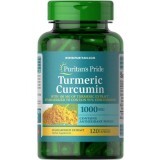 Куркумин и биоперин, Turmeric Curcumin with Bioperine, Puritan's Pride, 1000 мг (900 мг куркумы и 100 мг куркумина), 120 капсул