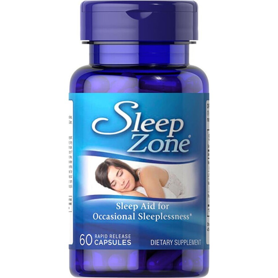 Формула сну, Sleep Zone®, Puritan's Pride, 60 капсул: ціни та характеристики