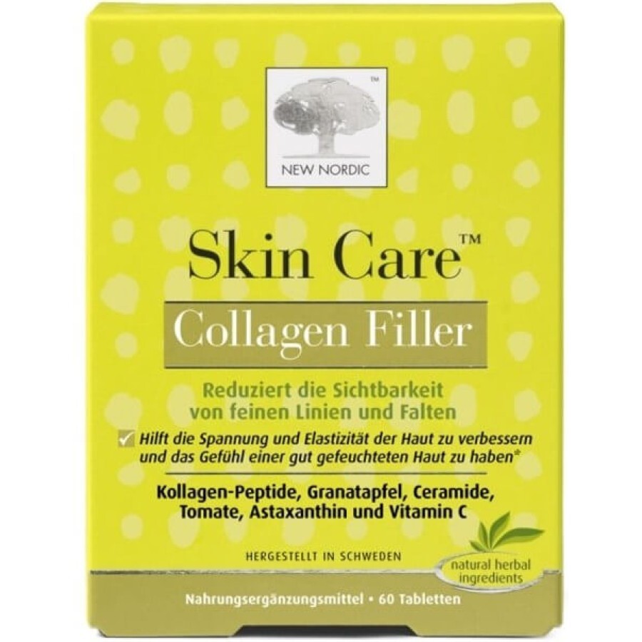 Колаген Філлер New  Nordic Skin Care Collagen Filler таблетки, №60 : ціни та характеристики