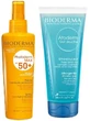 Набор Bioderma Photoderm Max SPF50+ Sun Spray, 200 мл и гель для душа Bioderma Atoderm Shower Gel, 200 мл