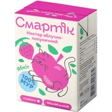 Нектар Смартік Яблучно-полуничний, 200 мл