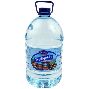 Вода мінеральна Слобiдська, негазована, 6 л