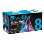 Иголки Wellion для инсулиновых шприц-ручек 8 мм, №100: цены и характеристики