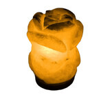 Соляная лампа Saltkey Rose, желтый, 5,5 кг