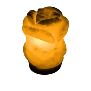 Соляна лампа Saltkey Rose, жовтий, 5,5 кг